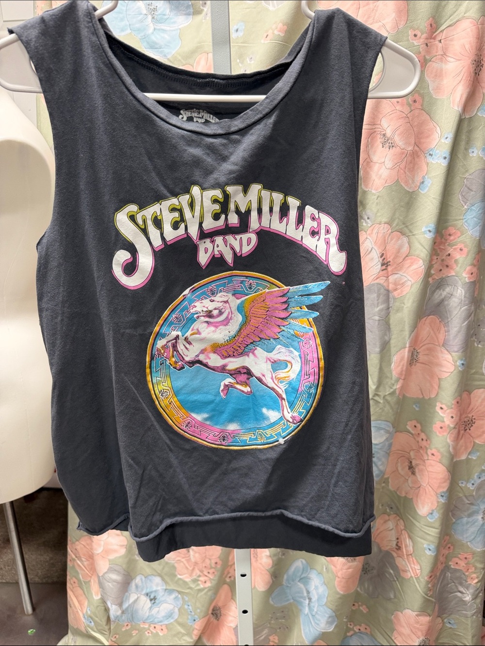 Graphic Band Tank Top